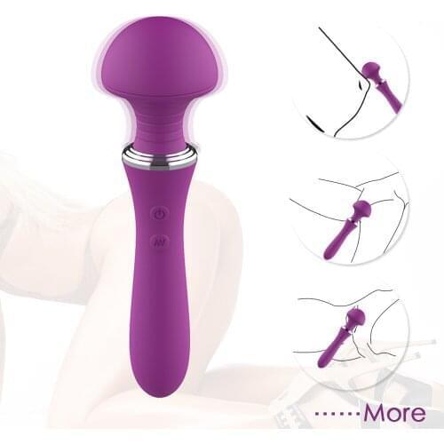 AV Wand Stretch Dildo G Spot Vibrator For Wife Powerful Adult Sex Toys Personal Clitoris Massager Wand Magic Vagina Stimulator
