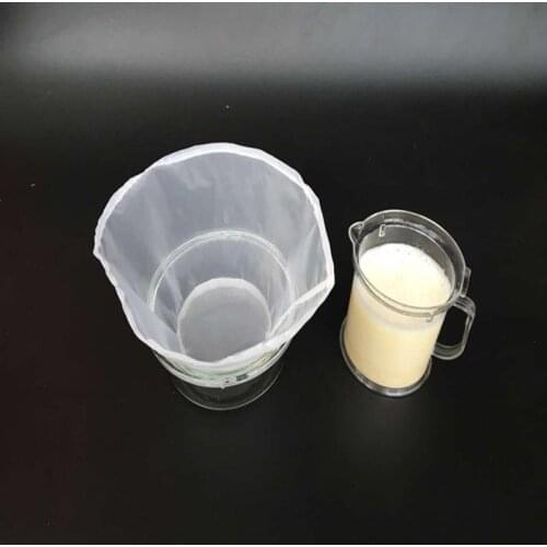 Nylon filter Soy milk fruit and vegetable juice wine filter gauze ultra-fine / high-density nylon filter bag 1pcs