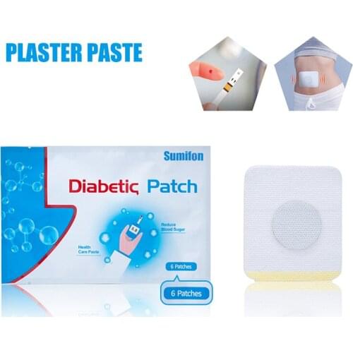 6 Pcs Hot Women Diabetic Patch Stabilize Blood Sugar Balance Glucose Natural Herbs Plaster Health Care SN-Hot