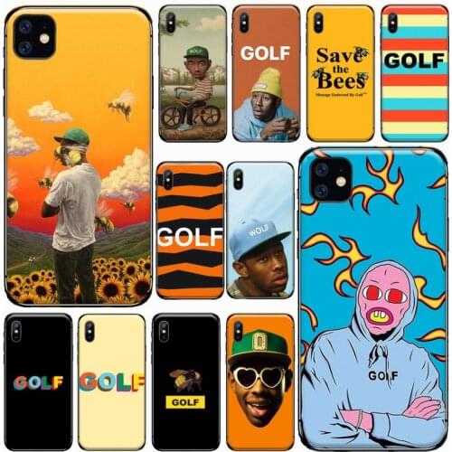 Rapper tyler the creator GOLF bees Phone Case for iPhone 11 12 pro XS MAX 8 7 6 6S Plus X 5S SE 2020 XR Luxury brand funda coque
