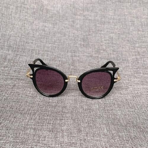 Kids Cat Eye Sunglasses Cute Shades Eyewear Sun Glasses Party Outdoor Lovely Children Students for Girls Boys Gift UV400