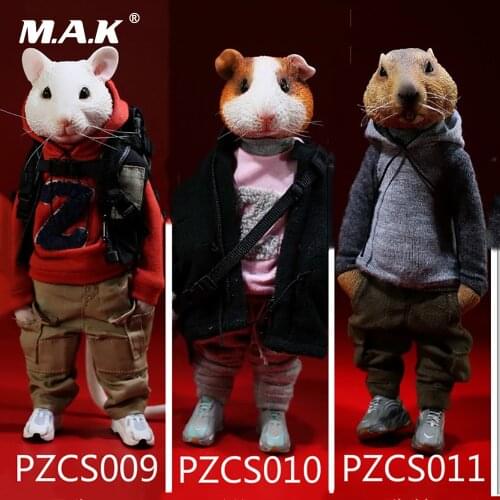 Mr.Z 7" Pocket animal PZCS009 PZCS010 PZCS011 White mouse Guinea pig Groundhog Collection Series No.4 Animal Figure King Toys