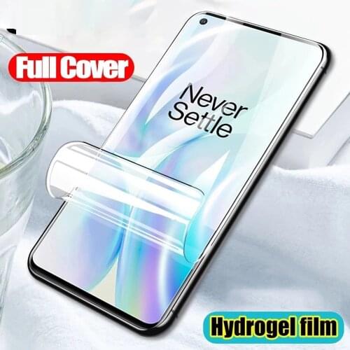 HD Hydrogel Film For Oneplus 8T 7 7T 6T 5T 5 3T 3 1+7 One Plus 6 T 7T Nord N10 N100 Screen Protector Toughened Cover Film