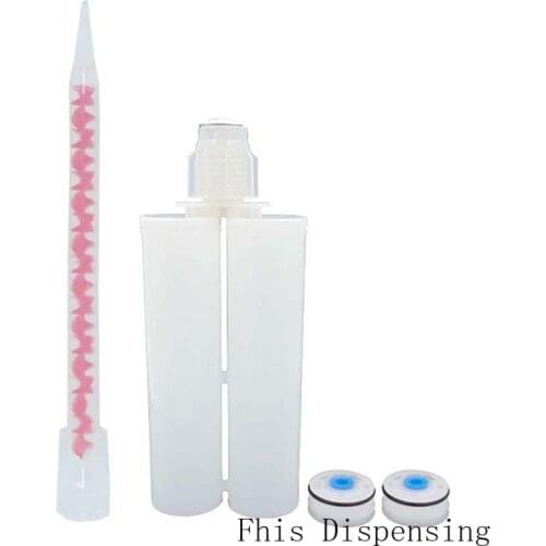 AB Epoxy Gun Cartridge 200ml 1:1 and Mixing Tube MC10-18 Thread Mouth