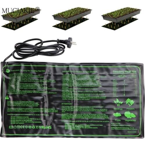 20x10 Inches Durable Waterproof Plant Heating Mat Seedling Flower Germination Electric Blanket Warm Hydroponic Propagation Clone
