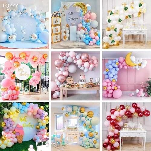Macaron Balloon Chain Kit Oh Baby Shower Boy Or Girl Balloon Arch Kit Balloon Garland It my first birthday balloons Set Ballon
