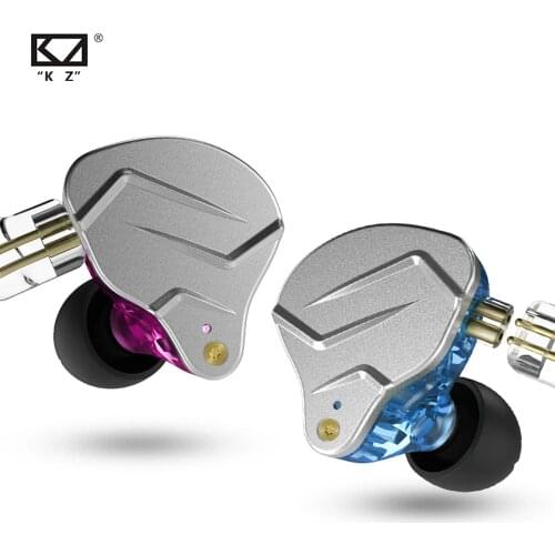 KZ ZSN Pro Metal Earphones 1BA+1DD Hybrid technology HIFI Bass Earbuds In Ear Monitor Headphones Sport Noise Cancelling Headset