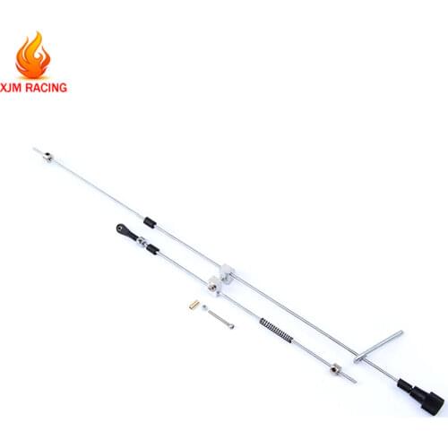 Upgrade steel rod brake throttle linkage 2 brake lever set for 1/5 scale HPI Rovan KM Baja 5B 5T 5SC rc car parts