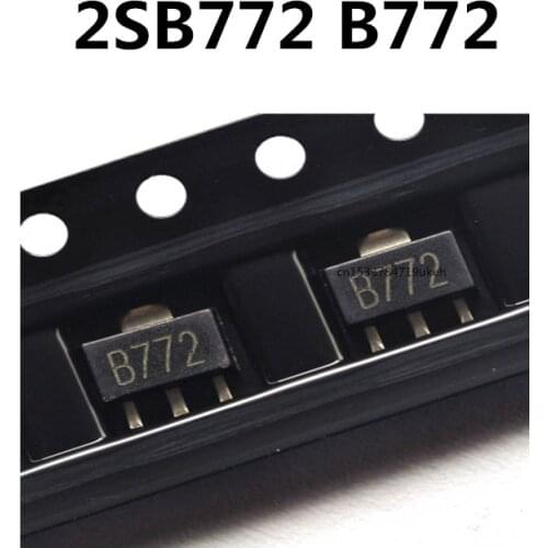 Original 50pcs/ 2SB772 B772 SOT-89 3A/30V