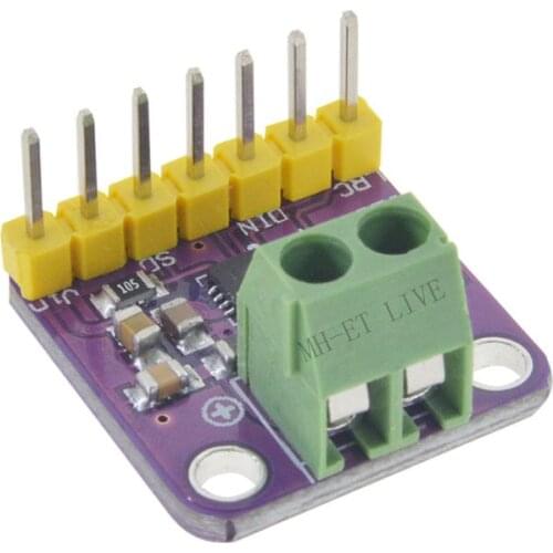 Max98357 I2S 3W Class D Amplifier Breakout Interface Dac Decoder Module Filterless Audio Board For Raspberry Pi Esp32