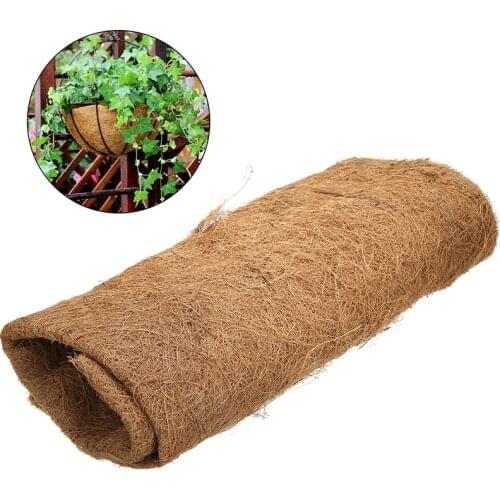 1 Sheet Coco Liner Roll Non-slip Planter Mat 60*85cm For Planters Garden Plant Mat Natural Coconut Fiber Garden Supplies