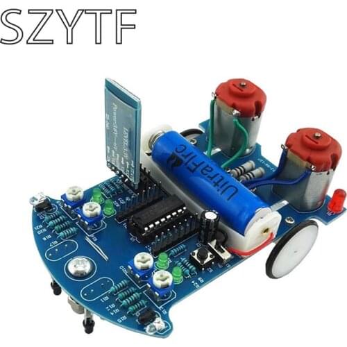 1pcs D2-6 Bluetooth Car Kit Bluetooth Remote Control Gravity Sensing Tracking Obstacle Avoidance 51 MCU Smart Car