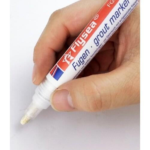 1 Pcs Tile Cleaner White Mark Pen Bathroom Mouldproof Gaps RepairCleaner Gaps Shower Repair Refresher White Grout