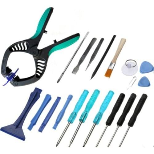 20 in 1 DIY Repair Mobile Phone Tool Kit Opening Pry Repair Tool Kits Mobile Phone Screwdriver Spudger Repair Hand Tool Set