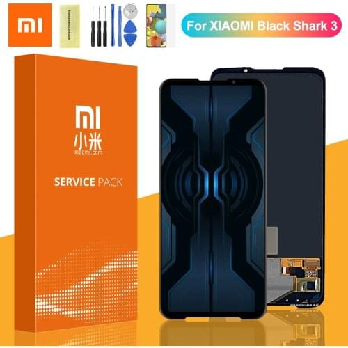 6.67'' Original For Xiaomi Black Shark 3 Lcd Screen Display Touch Glass Digitizer Assembly Replace For Xiaomi BlackShark 3 Lcd