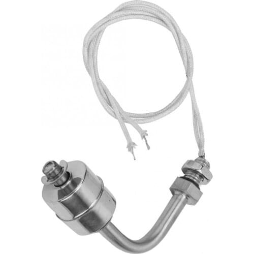 75mm 0-220V Float Liquid Level Sensor Stainless Steel Liquid Water Level Sensor Float Switch for Pool Can