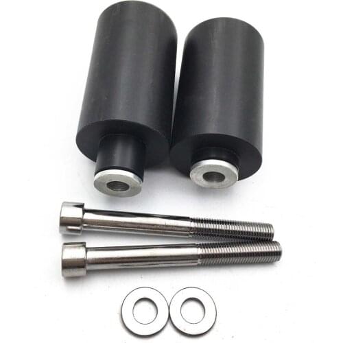 Aftermarket free shipping motorcycle parts No Cut Frame Slider Crash Protector For Suzuki 2007 2008 GSXR 1000 GSX-R Black