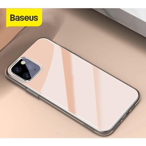 Baseus High Transparent Case For iPhone 11Soft Silicone TPU Ultra Thin Soft Protective Phone Case For iPhone 11 Pro XR Xs Xs Max