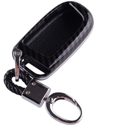 Key Cover Case Fob Car Fit For Jeep Grand Cherokee Renegade Compass Dodge Charger Challenger Dart Durango Journey Chrysler 300C