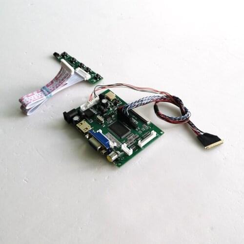 For LTN140AT26/LTN140AT27 notebook PC panel 14" WLED 1366*768 2AV+VGA 40Pin LVDS LCD screen controller board DIY kit