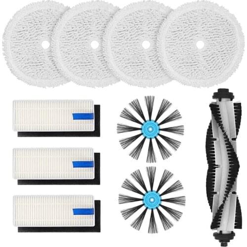 Hot TOD-Replacement Part Kit Mop Pads Hepa Filter and Brush Kit Accessories Suitable for Bissell 3115 Robot Vacuum Cleaner