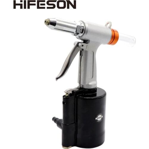 HIFESON High Quality Pneumatic Air Hydraulic Rivet Gun Riveter Industrial Nail Riveting Tool Suitable for Aluminium/ Iron Nails
