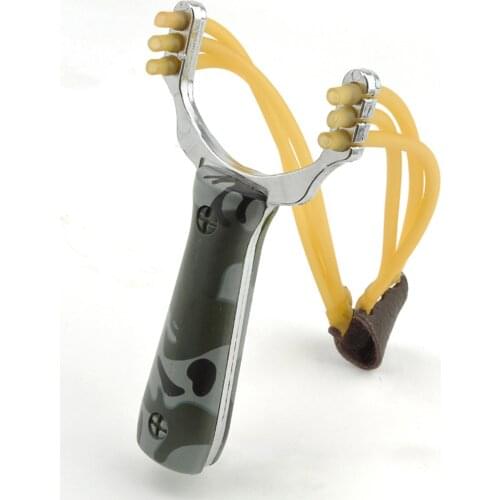 Camouflage Powerful Slingshot-hunting High Quality Stainless Steel Rubber Band Hunting Powerful Outdoor Camping Travel Toys
