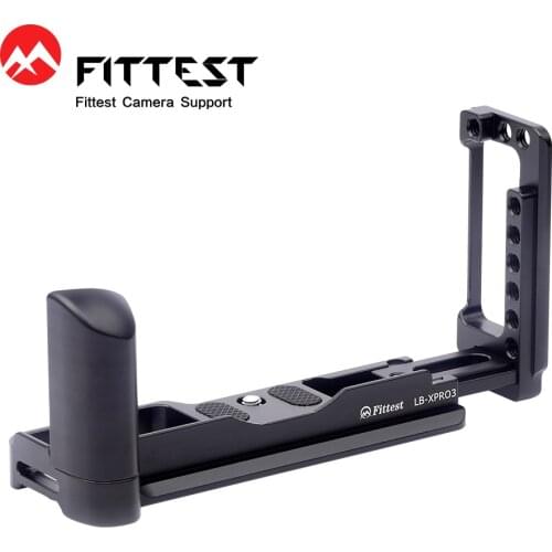 FITTEST handgrip For Fujifilm Xpro3 L-Bracket for X-Pro3 fuji L-plate camera Hand Grip Arca Quick Mount