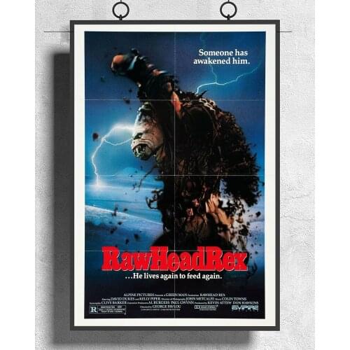 L171 RAWHEAD REX Movie 1986 Horror Silk Fabric Poster Art Decor Indoor Painting Gift