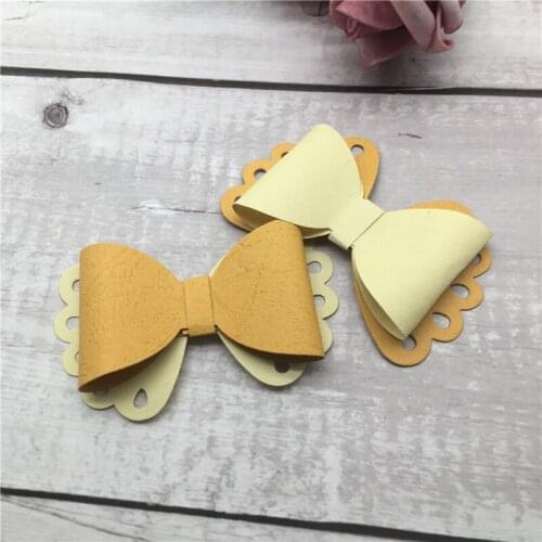 106*143mm Elegant bow new Metal Cutting Dies for decoration card DIY Scrapbooking stencil Paper Craft Album template Dies