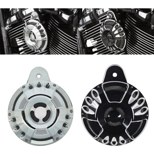Motorcycle Chrome Black Horn Kit Cover CNC Aluminum For Harley Touring FLT Big Twin Cam Sportster XL 2007-up 1991-16 2019 2021