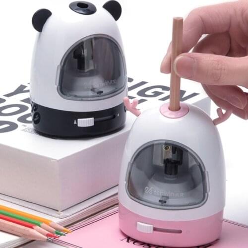 Cartoon Electric Pencil Sharpener Multi-function Automatic Pencil Sharpener Stationery School Supplies