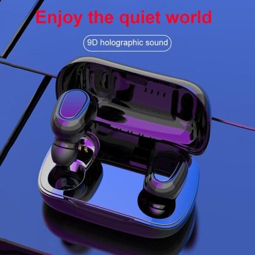 L21 TWS Bluetooth 5.0 Sports Wireless Earphones In-Ear Earbuds for iOS Android Bluetooth In-Ear Noise Reduction Wireless Stereo