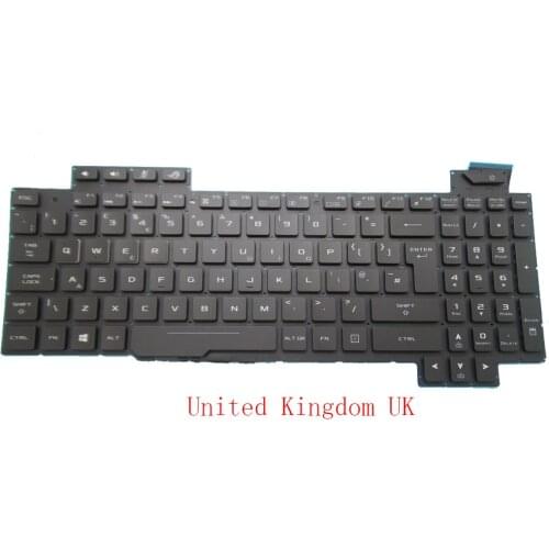 Laptop UK/US eyboard For ASUS GL703 GL703V GL703VD GL703VM GL703G GL703GE AEBKLE00010 V170146EK1 V170146DK1
