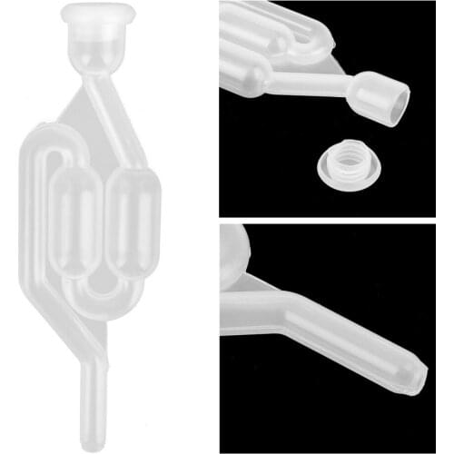 Check Valves Brewed Beer Wine Tool for One-way Exhaust Water-sealed Valve for Home Brewing Fermentation Plastic