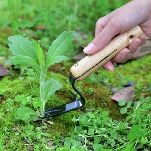 Garden Manual Weeder Garden Root Lifter Seedling Removal Lifter Small Tool Garden Fork Head Weeder Garden Tools Weeding Shovel