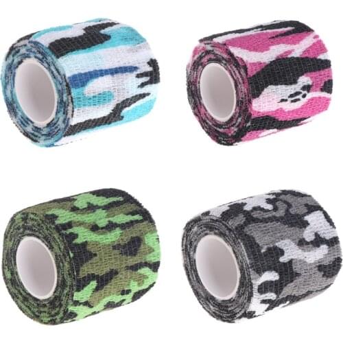 Tattoo Self-adhesive Non-woven Elastic Sport Tape Bandage Grip Tube Cover Wrap F2TC