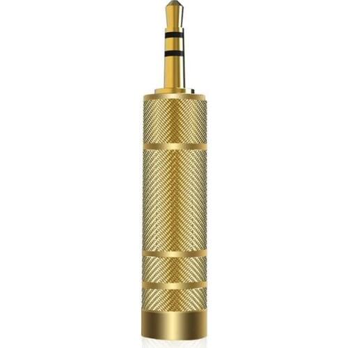 3.5mm Male To 6.5mm Female Jack Gold-plated Plug High Quality Excellent Sound Quality for Microphone Speaker Mobile Phone