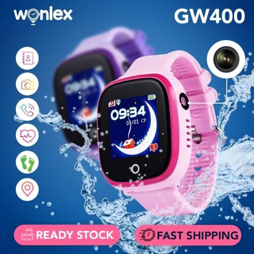 Boys Smart Watch Kids Fashion Gift for Girl 2G no Wifi GPS Child SOS Phone Watch Class Monitor Waterproof Camera Clock GT400X