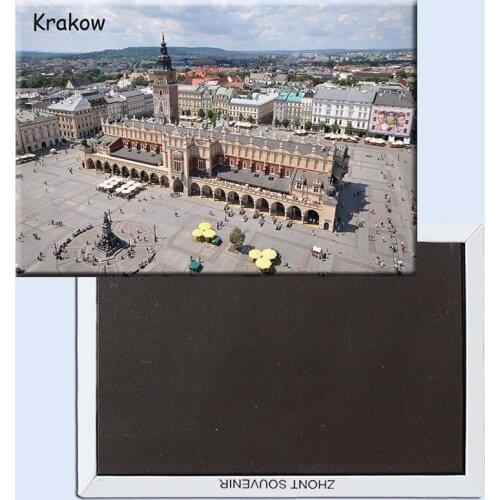 Krakow ,Poland Tourist souvenir Magnetic refrigerator magnet Home decoration Special gift for friend