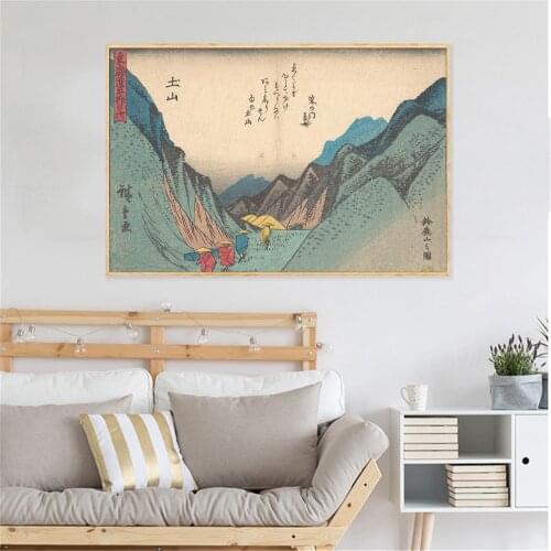 Poster Vintage Wall Print Hanging Wall Art Japanese Quotes Canvas Paintings Living Room Decoration Baby Room decor Cuadros