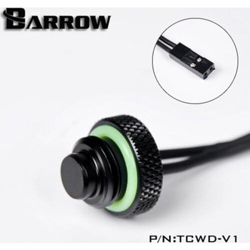 Barrow G1/4'' Black White Silver Water Cooling Blank / Nozzle Plug With 10K Sensor. TCWD-V1