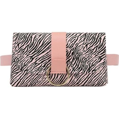 Y166 Women Mini Envelope Waist Bag PU Leather Clutch Cell Phone Purse Chest Bags Pouch