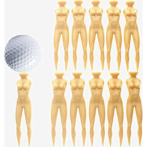 10 Pcs Nude Ladies Golf Tees,Beauty Women Body Golf Ball Nails,Golf Supplies,Accessories For Golfer,dropshipping