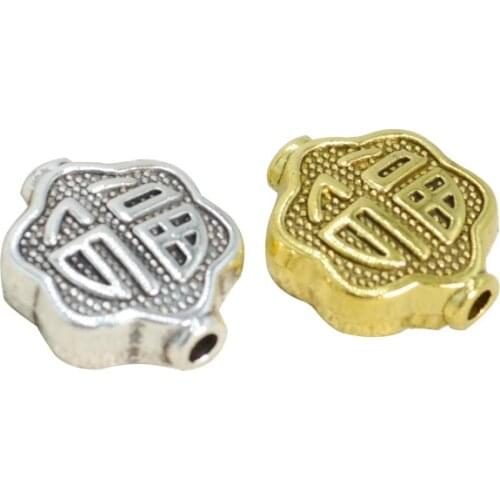 20 PCS Metal Alloy Blessing Spacer Bead Buddha Beads DIY Handmade Accessories For Jewelry Making