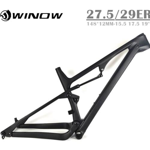 2019 New 29er Full Suspension Carbon Mountain Bike XC Chinese MTB Frameset High quality 29er Boost 148*12 MTB frameset