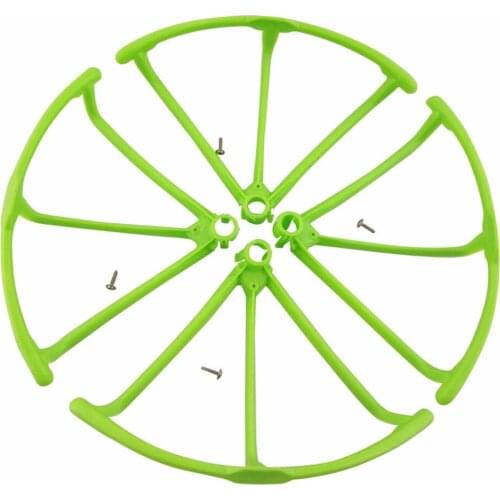 4PCS UAV paddles protective ring for Hubsan X4 H502S H502E H502T H507A RC helicopter-Green