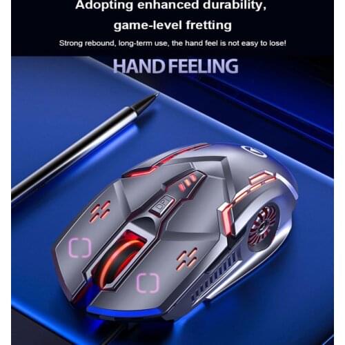 4-Speed 3200 DPI Gaming Mouse For PUBG Computer Laptop Rechargeable Gaming Mouse Wired Mouse With RGB Breathing Light