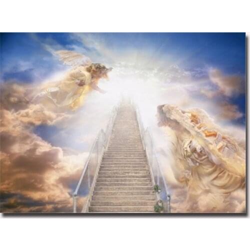 5d diamond painting Stairway To Heaven full drill square diamond embroidery Home Decoration Cross stitch Not folding canvas