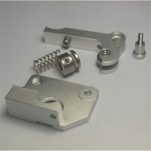 Reprap Replicator 3D printer spare parts 1.75 mm left-hand aluminum extruder upgrade metal direct Extruder kit